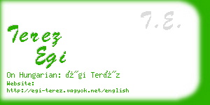 terez egi business card